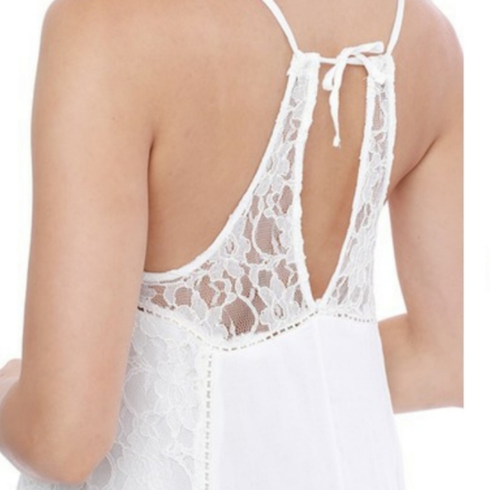 White Boho Maxi Dress - Picture 3 of 3